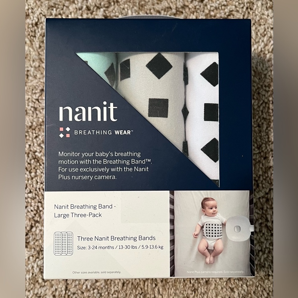 Nanit Breathing Bands - 3 pack - Large